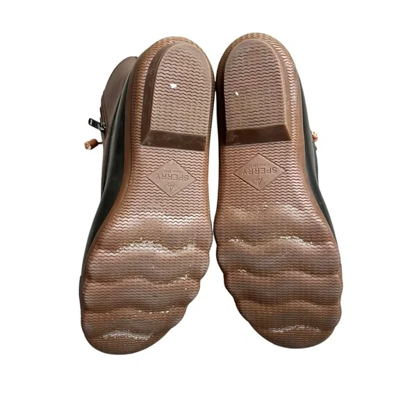 Sperry Womens Syren Gulf Duck Boot Brown Waterproof Rubber SZ 8.5 - Picture 5 of 6